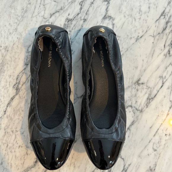 Stuart Weitzman Black Flats - Picture 2 of 5